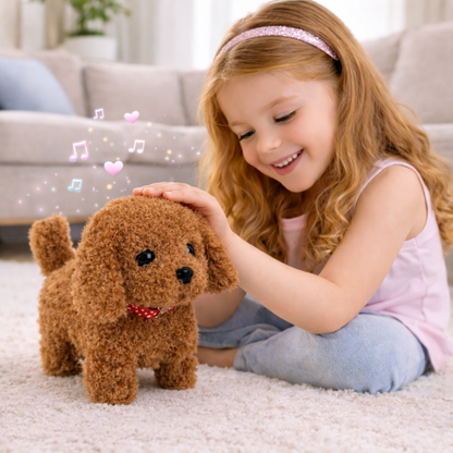 Interactive Plush Walking Puppy Toy Sound Touch Responsive Kids