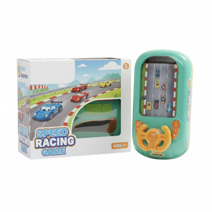 Interactive Racing Game Steering Wheel Toy with 200 Challenges