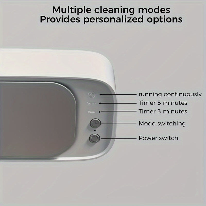 JewelSonic Ultrasonic Jewelry Cleaner 12oz for Rings Watches Glasses Earrings Deep Cleaning Machine