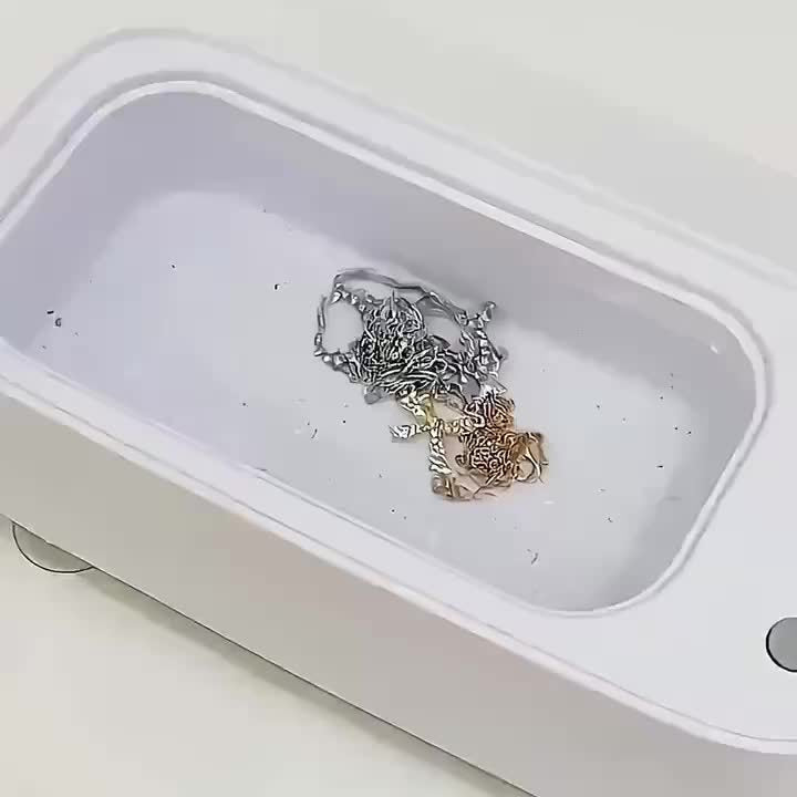 JewelSonic Ultrasonic Jewelry Cleaner 12oz for Rings Watches Glasses Earrings Deep Cleaning Machine