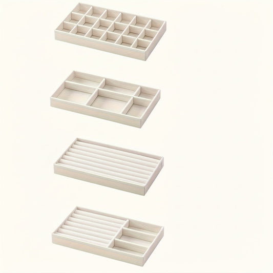Vassoio organizer per gioielli, inserto portaoggetti per cassetto, 8.3 Inch
