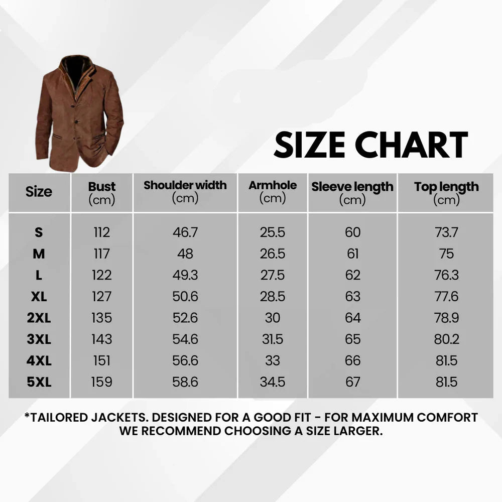Joachim Vintage Mens Suede Jacket with Leather Accents Slim Fit Casual Outerwear