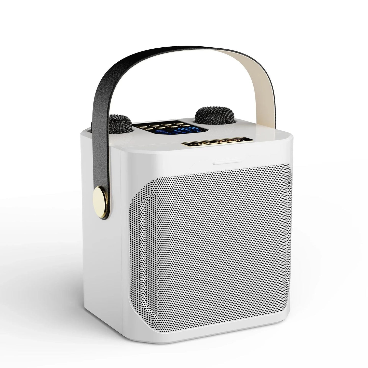 Karaoke Bluetooth Speaker – 360° Sound with Dual Microphones