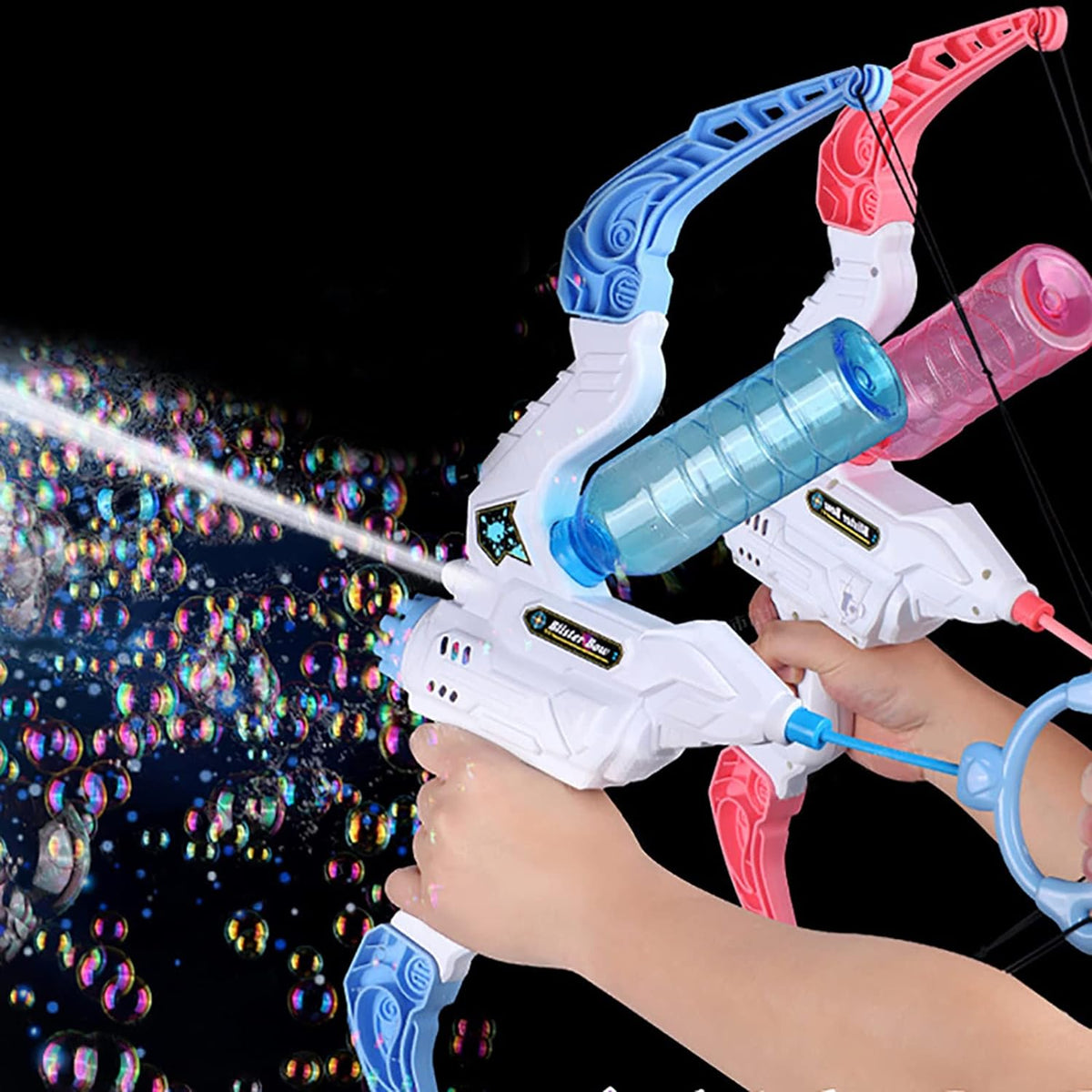 Kids' 2-in-1 Bow Bubble Blower and Water Blaster