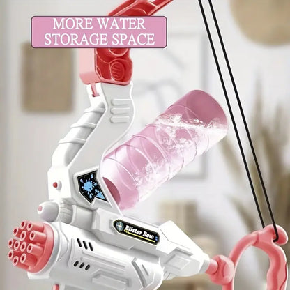 Kids' 2-in-1 Bow Bubble Blower and Water Blaster