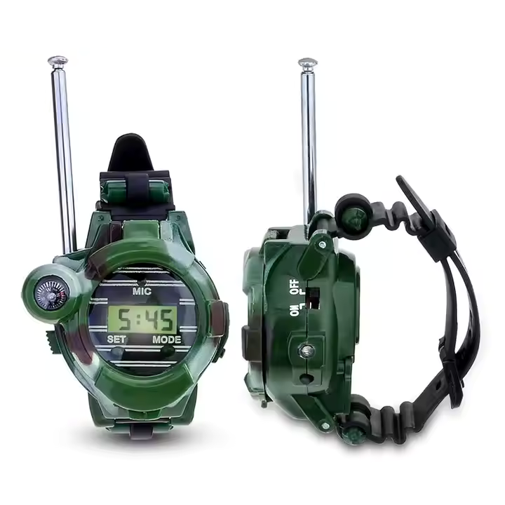 Kids 7-in-1 Camouflage Walkie Talkie Adventure Watch