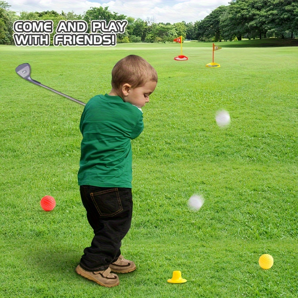 Kids Adjustable Golf Set Indoor Outdoor Toy for Ages 3 to 8