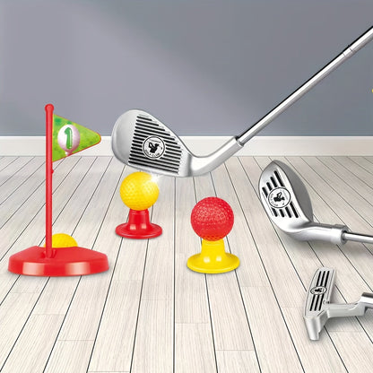 Kids Adjustable Golf Set Indoor Outdoor Toy for Ages 3 to 8