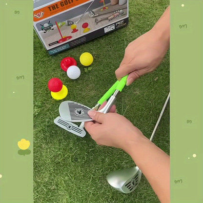 Kids Adjustable Golf Set Indoor Outdoor Toy for Ages 3 to 8
