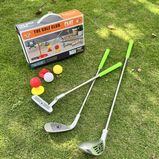 Kids Adjustable Golf Set Indoor Outdoor Toy for Ages 3 to 8