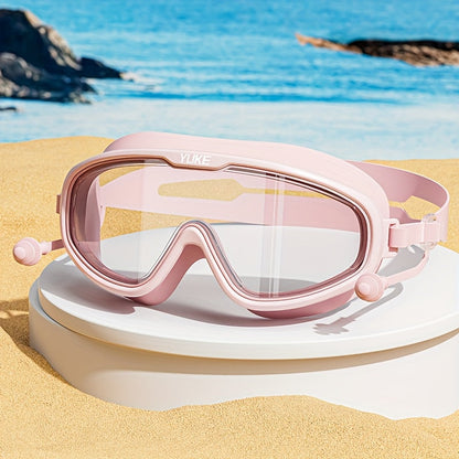 Kids' Anti-Fog Swim Goggles with UV Protection and Earplugs