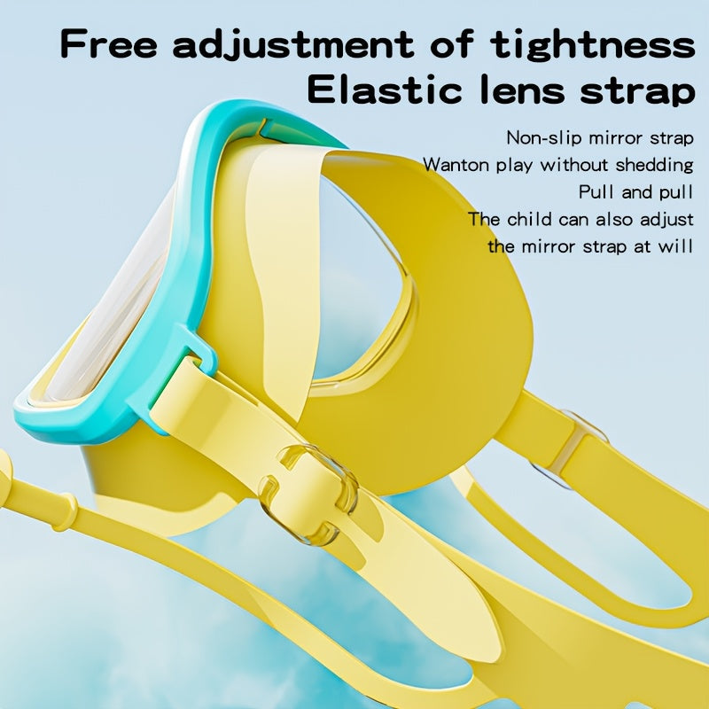 Kids' Anti-Fog Swim Goggles with UV Protection and Earplugs