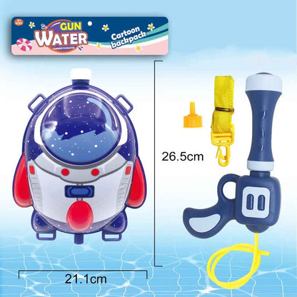Kids' Backpack Water Blaster with Rocket and Unicorn Styles