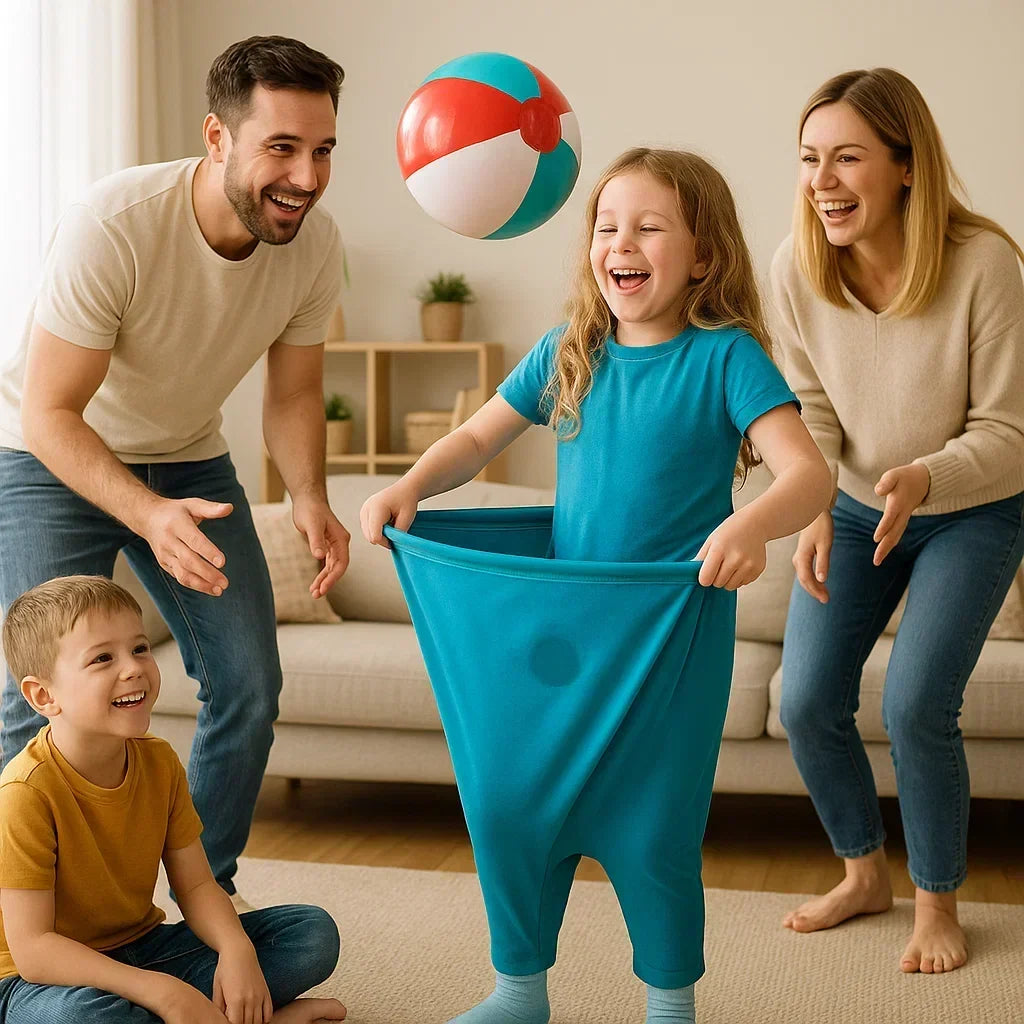 Pantalones infantiles para atrapar pelotas, juego para fiestas familiares y exteriores