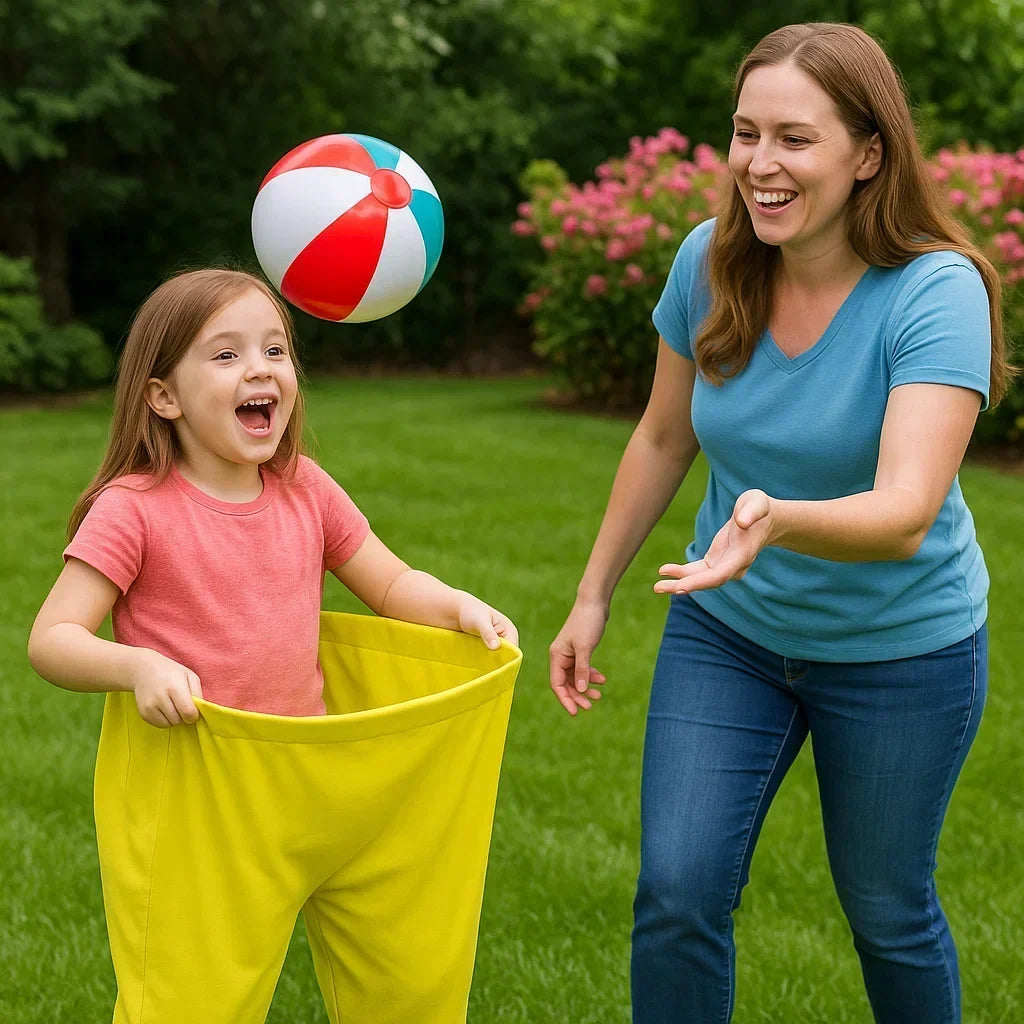 Pantalones infantiles para atrapar pelotas, juego para fiestas familiares y exteriores