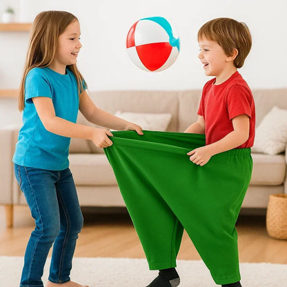Pantalones infantiles para atrapar pelotas, juego para fiestas familiares y exteriores