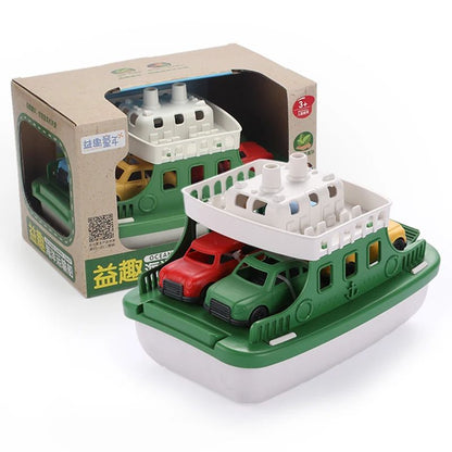 Kids' Bath Water Toy Set with Boats and Cars