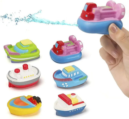 Kids' Bath Water Toy Set with Boats and Cars