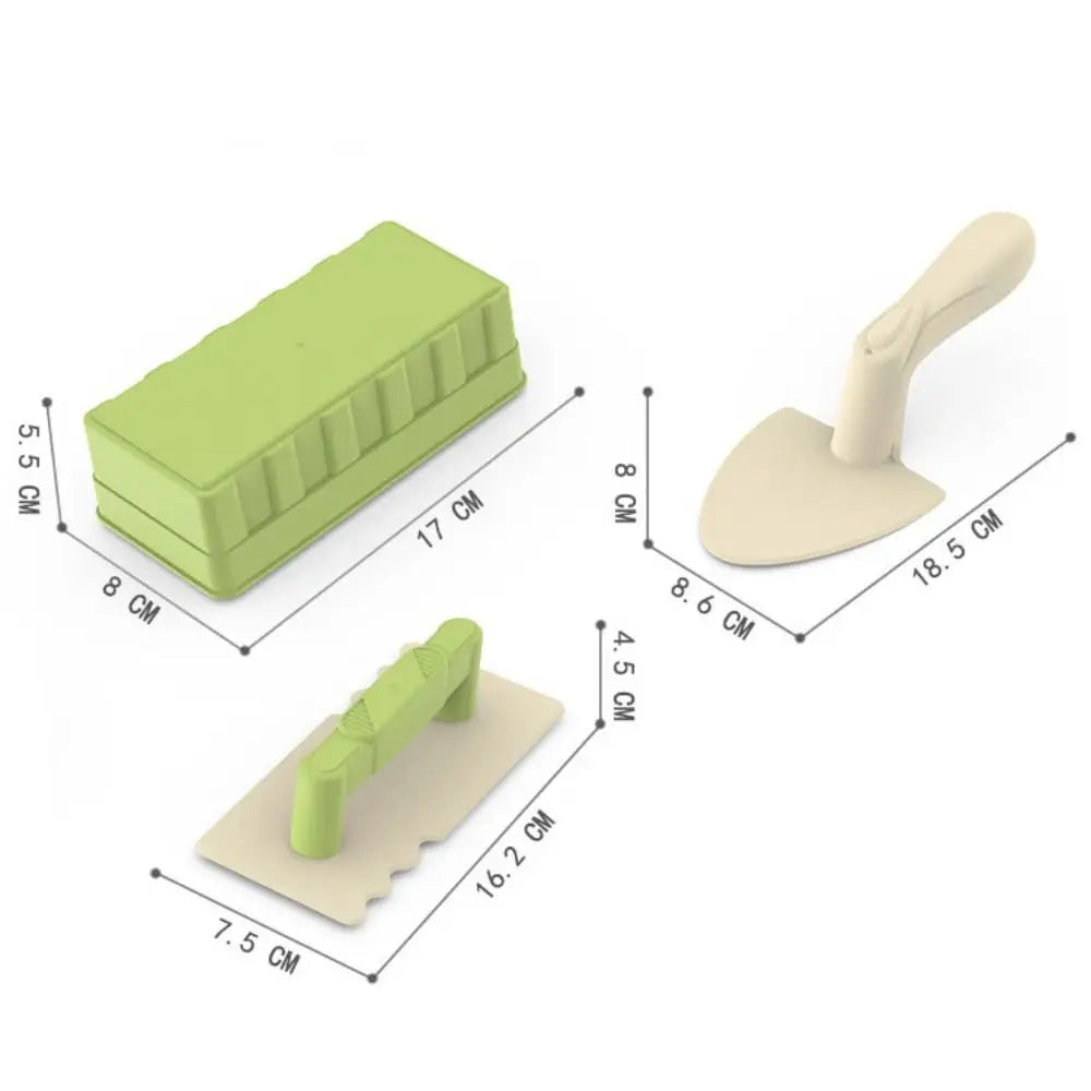 Kids' Beach and Garden Sand Toy Set with Mini Spade