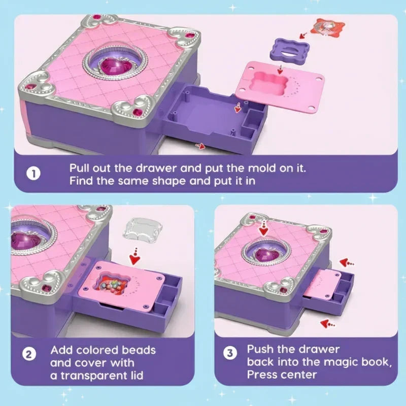 Kids DIY 3D Sticker and Jewellery Craft Kit