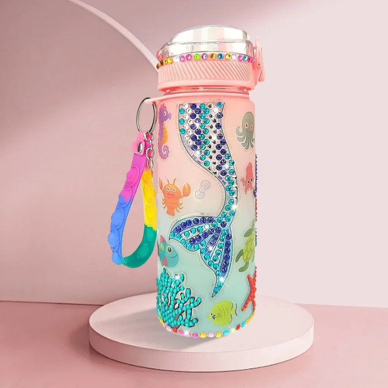 Kids' DIY Glow-in-the-Dark Water Bottle Craft Kit
