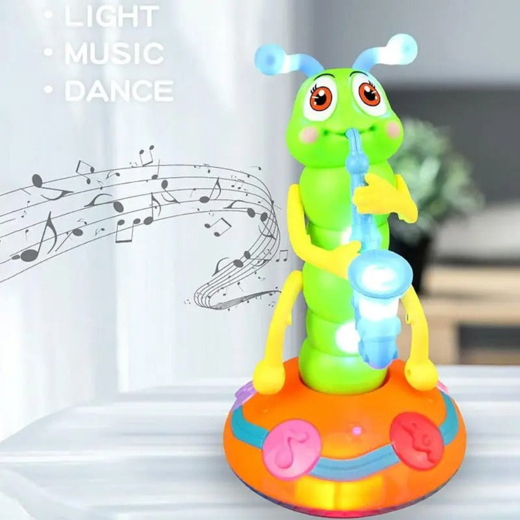 Kids Dancing Caterpillar Toy Musical Light Up Baby Activity