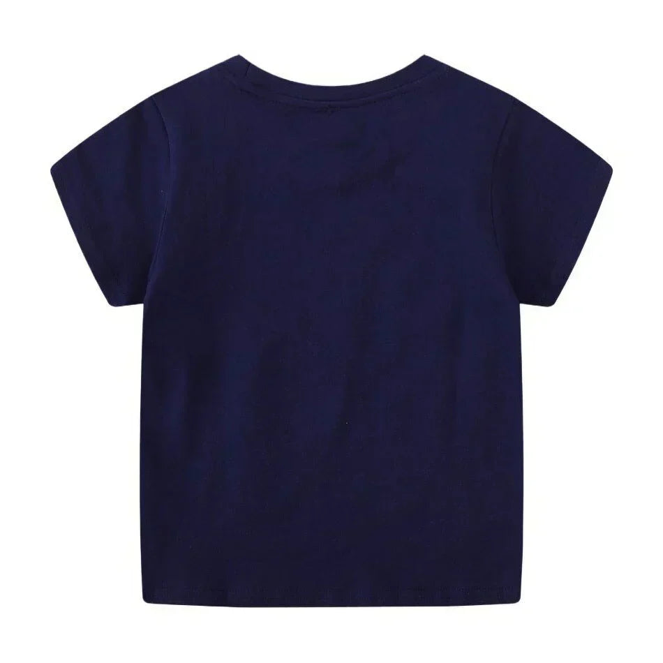 Kids Dinosaur Glow-in-the-Dark T-Shirt with Soft Breathable Fabric