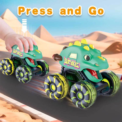 Kids' Dinosaur Monster Truck Toys with LED Wheels