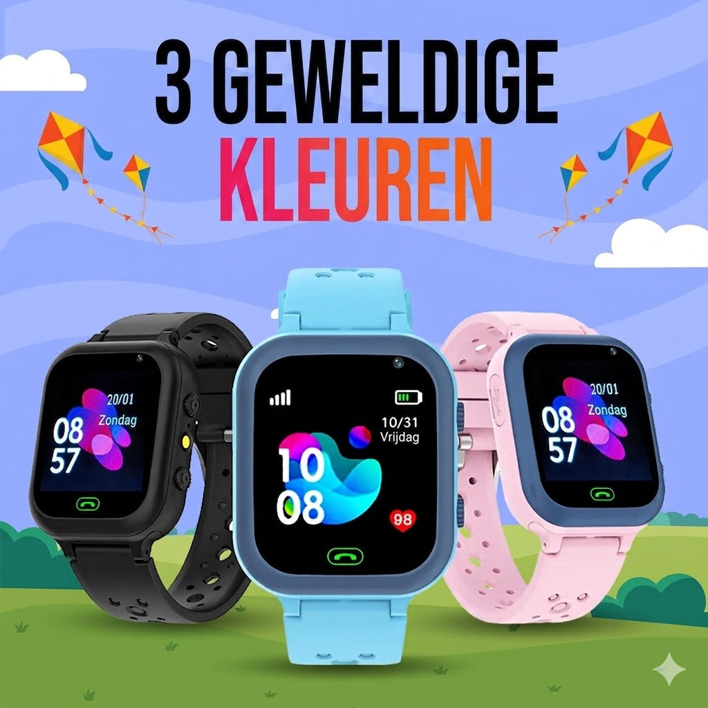 Kids GPS Watch with Real-Time Tracking and SOS Call