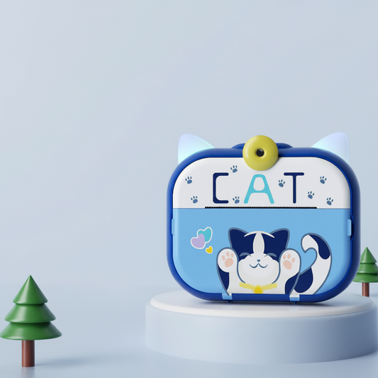 Cámara infantil de impresión instantánea con impresora térmica de fotos y vídeo HD