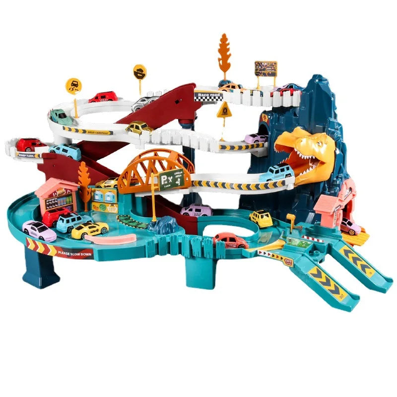 Kids' Interactive Car Track and Vehicle Play Set