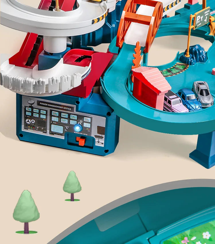 Kids' Interactive Car Track and Vehicle Play Set
