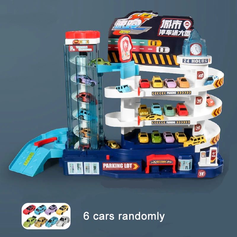 Kids' Interactive Car Track and Vehicle Play Set