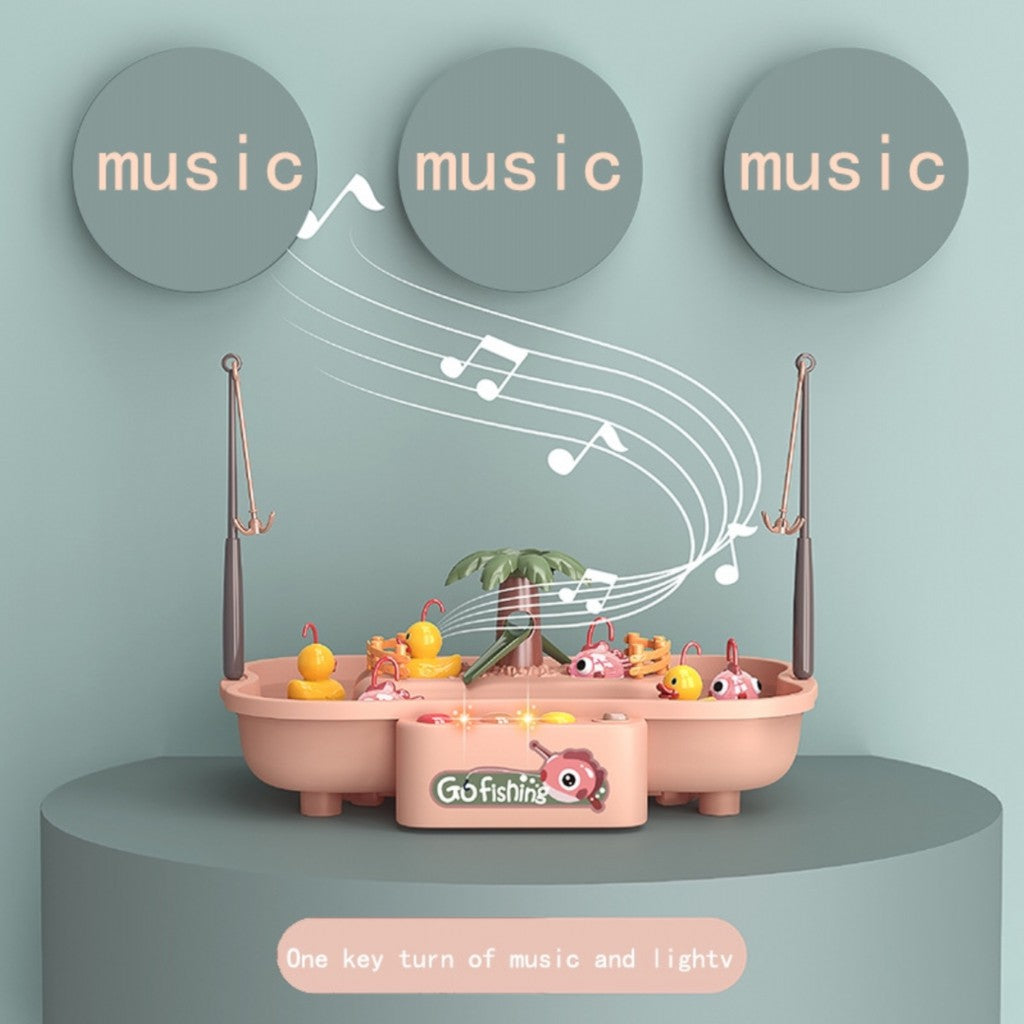 Kids' Interactive Duck Fishing Water Game