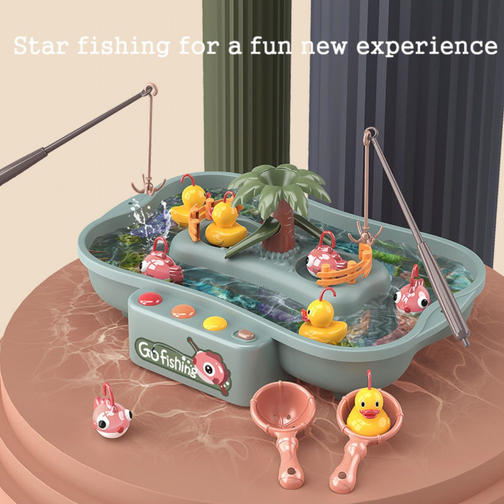 Kids' Interactive Duck Fishing Water Game