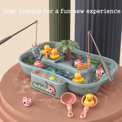 Kids' Interactive Duck Fishing Water Game