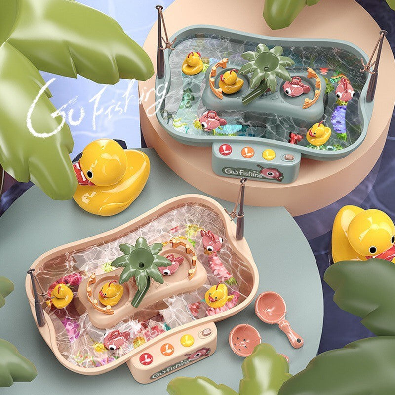 Kids' Interactive Duck Fishing Water Game