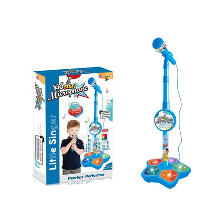 Kids Karaoke Microphone with Adjustable Stand Music Toy