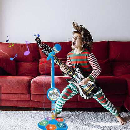 Kids Karaoke Microphone with Adjustable Stand Music Toy