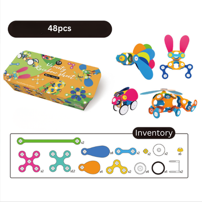 Kids' Magnetic Building Blocks STEM Construction Toy