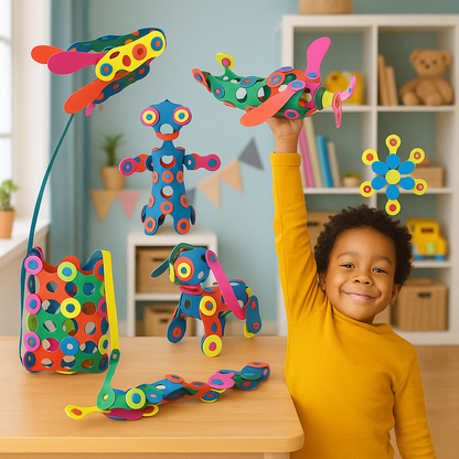 Kids' Magnetic Building Blocks STEM Construction Toy