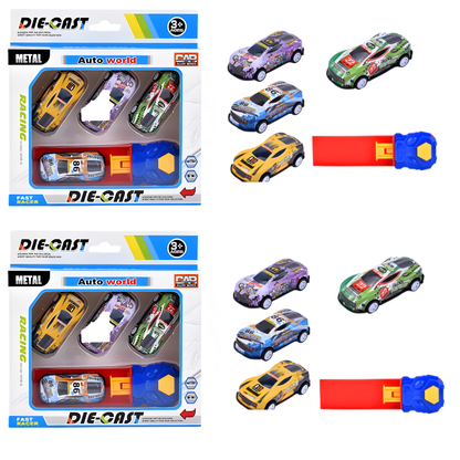 Kids' Mini Car Launcher Racing Play Set