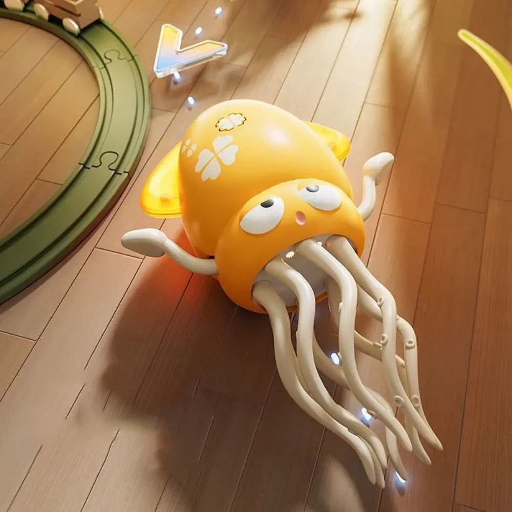 Kids' Musical Dancing Octopus Toy with Crawling Movement