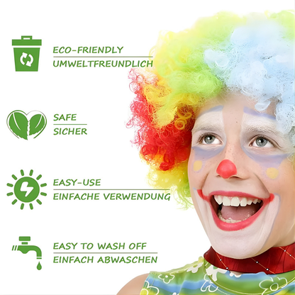 Kids Non Toxic Body Paint Kit with 15 Color Palette