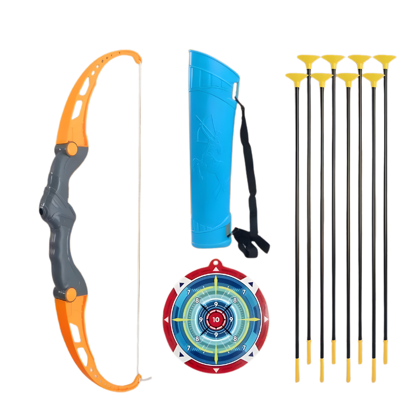 Kids' Outdoor Archery Toy Bow and Arrow Set with Target