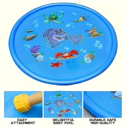 Kids' Outdoor Sprinkler Water Play Mat