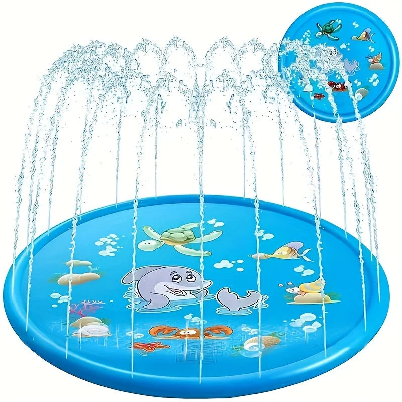 Kids' Outdoor Sprinkler Water Play Mat