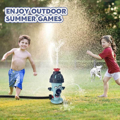 Kids' Outdoor Water Sprinkler Baseball Game – 360° Rotating Summer Splash Toy
