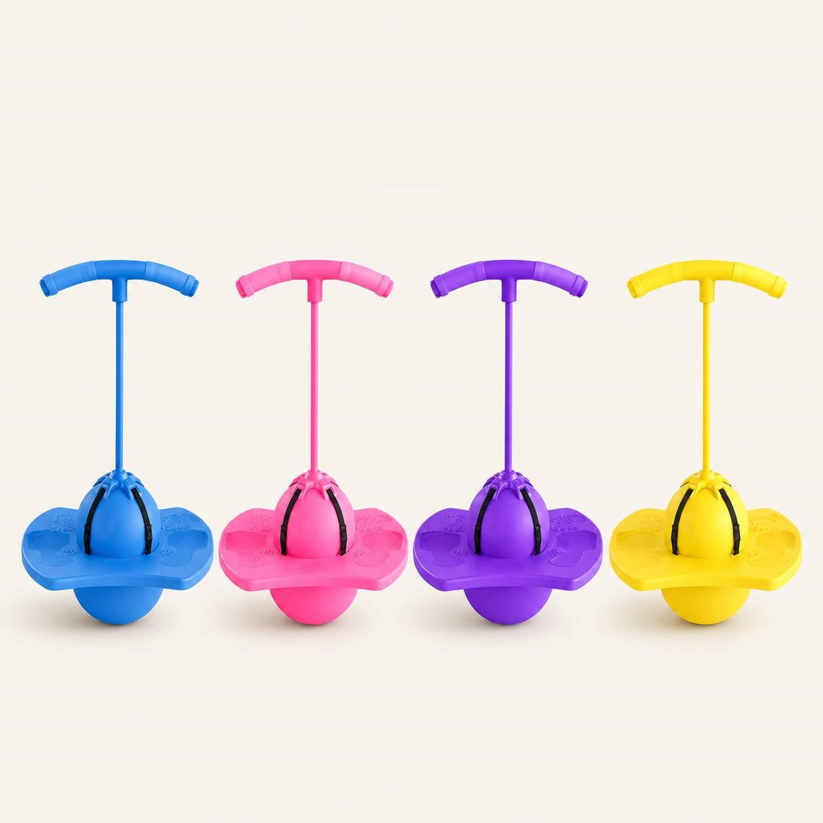 Kids' Pogo Ball with Removable Handle and Non-Slip Footboard