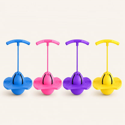 Kids' Pogo Ball with Removable Handle and Non-Slip Footboard